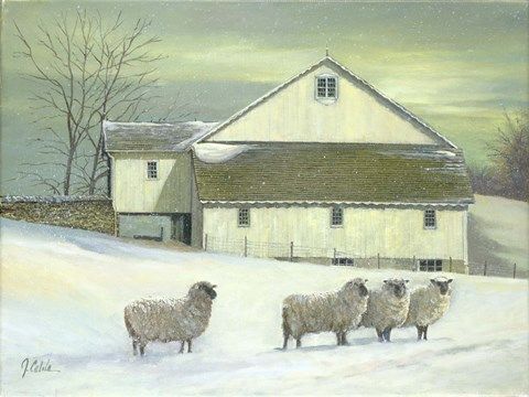 Sheep At Granough Fine Art Printjerry Cable At Within Children Framed Art Prints (View 13 of 15)