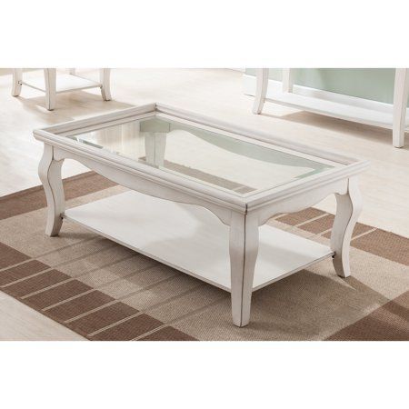 Simmons Casegoods Buttermilk White Cocktail Table With White Triangular Coffee Tables (View 1 of 15)