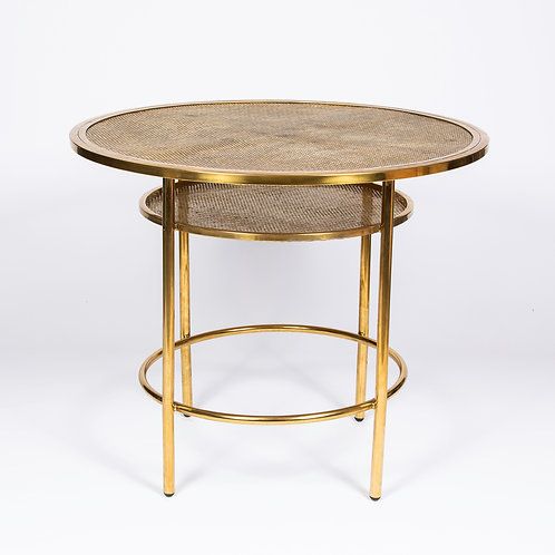 'Soho' Low Cafe Table – Gold | Bang Event Co Inside Black And Gold Coffee Tables (View 1 of 15)