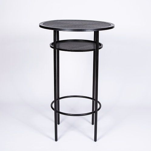 'Soho' Tall Cocktail Table – Black | Bang Event Co Pertaining To Round Cocktail Tables (View 4 of 15)