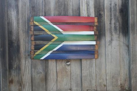 South Africa Flag – Wooden South Africa Flag  Oak Wood Within Oak Wood Wall Art (View 14 of 15)