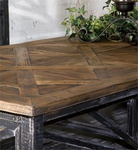 Spiro Reclaimed Wood Cocktail Table From Uttermost | 24264 Regarding Smoked Barnwood Cocktail Tables (View 3 of 15)