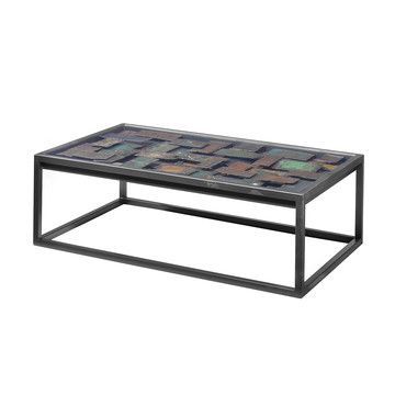 Steel Drum Coffee Table | Drum Coffee Table, Coffee Table With Metal Coffee Tables (View 2 of 15)