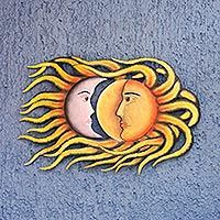 Sun And Moon Steel Wall Art, 'Romantic Duality' | Steel Inside Lunar Wall Art (View 13 of 15)
