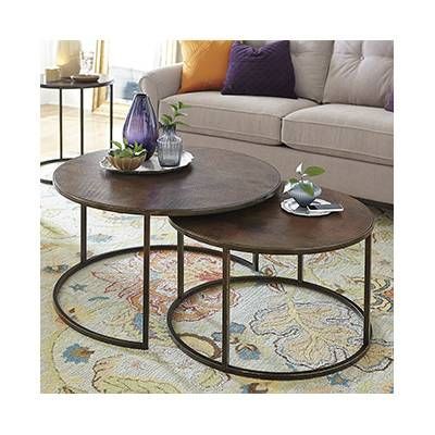 Swiney 2 Piece Coffee Table Set & Reviews | Birch Lane With 2 Piece Modern Nesting Coffee Tables (View 10 of 15)