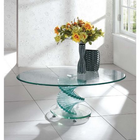 Swirl – Glass Coffee Table Intended For Glass Coffee Tables (View 8 of 15)