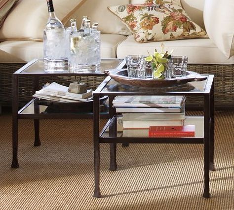Tanner Rectangular Coffee Table – Bronze Finish | Cube Pertaining To Rustic Bronze Patina Coffee Tables (View 8 of 15)