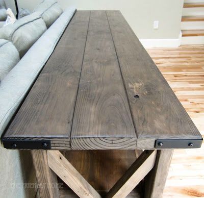 The Friendly Home: {Oxidized} X Console | Farmhouse For Oxidized Coffee Tables (View 13 of 15)
