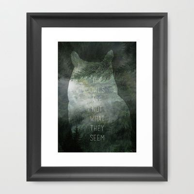 The Owls Are Not What They Seem Framed Art Print In The Owl Framed Art Prints (View 14 of 15)