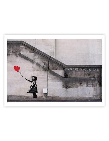 There Is Always Hope | Banksy Art, Framed Poster Art With Regard To Balloons Framed Art Prints (View 8 of 15)