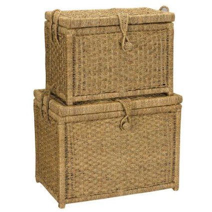 Total Fab: Wicker Storage Trunk Coffee Tables Regarding Natural Seagrass Coffee Tables (View 13 of 15)