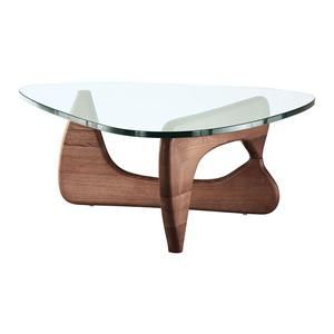 Triangle Coffee Table In Walnut | Nebraska Furniture Mart For Triangular Coffee Tables (View 12 of 15)