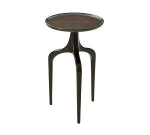 Tripod Ebony Veneer Side Table – Mecox Gardens For Coffee Tables With Tripod Legs (View 6 of 15)