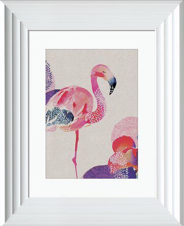Tropical Flamingosummer Thornton Framed Painting Print Regarding Tropical Framed Art Prints (View 3 of 15)