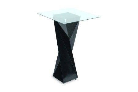 Twist Cocktail Highboy Table 42" High (Black) Lux Lounge For Natural And Black Cocktail Tables (View 12 of 15)