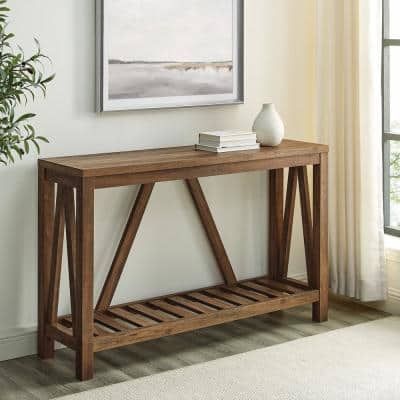 Walker Edison Furniture Company Urban Industrial 31 In Pertaining To Rustic Oak And Black Coffee Tables (View 11 of 15)