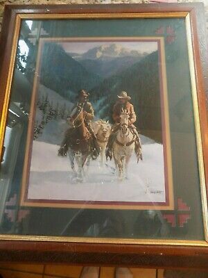 Western Print Art – Texas Cowboys On Horses,Gary Artzt For Children Framed Art Prints (View 1 of 15)