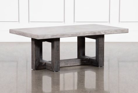 Weston Coffee Table | Coffee Table Living Spaces, Modern Regarding Modern Concrete Coffee Tables (View 11 of 15)