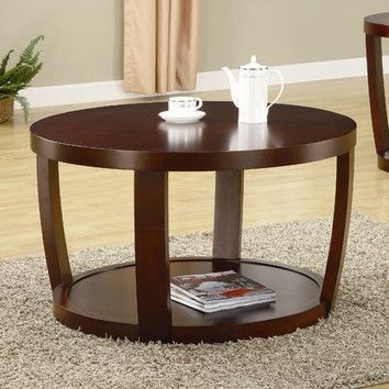 Wildon Home ® Acton Coffee Table | Round Wood Coffee Table Within Heartwood Cherry Wood Coffee Tables (View 10 of 15)