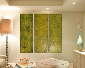 Wood Wall Sculpture Large Abstract Painting Multi Panel Regarding Abstract Wood Wall Art (View 8 of 15)