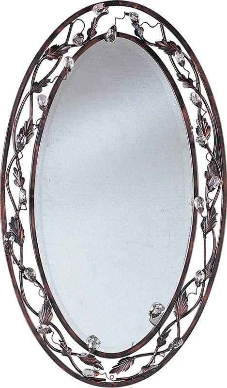 0 004596>34X20"" Elegante Mirror Oil Rubbed Bronze | Bronze Accessories For Oil Rubbed Bronze Finish Oval Wall Mirrors (View 10 of 15)