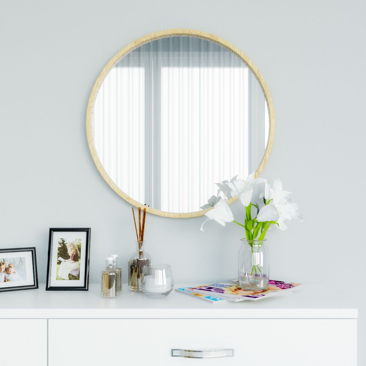 10 Best Round Wall Mirror In 2020 – Roomdsign Within Round Grid Wall Mirrors (View 15 of 15)