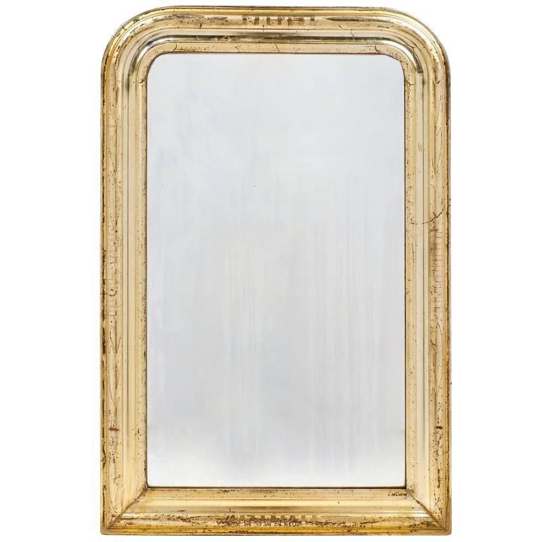 19Th Century Antique French Gold Leaf Mirror | Mirror, Engraved Frames Within Antique Gold Etched Wall Mirrors (View 7 of 15)