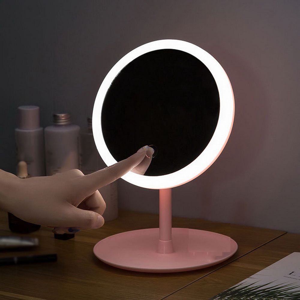 2021 Makeup Backlit Mirror Light With Natural White Led Vanity Mirror Regarding Front Lit Led Wall Mirrors (View 6 of 15)