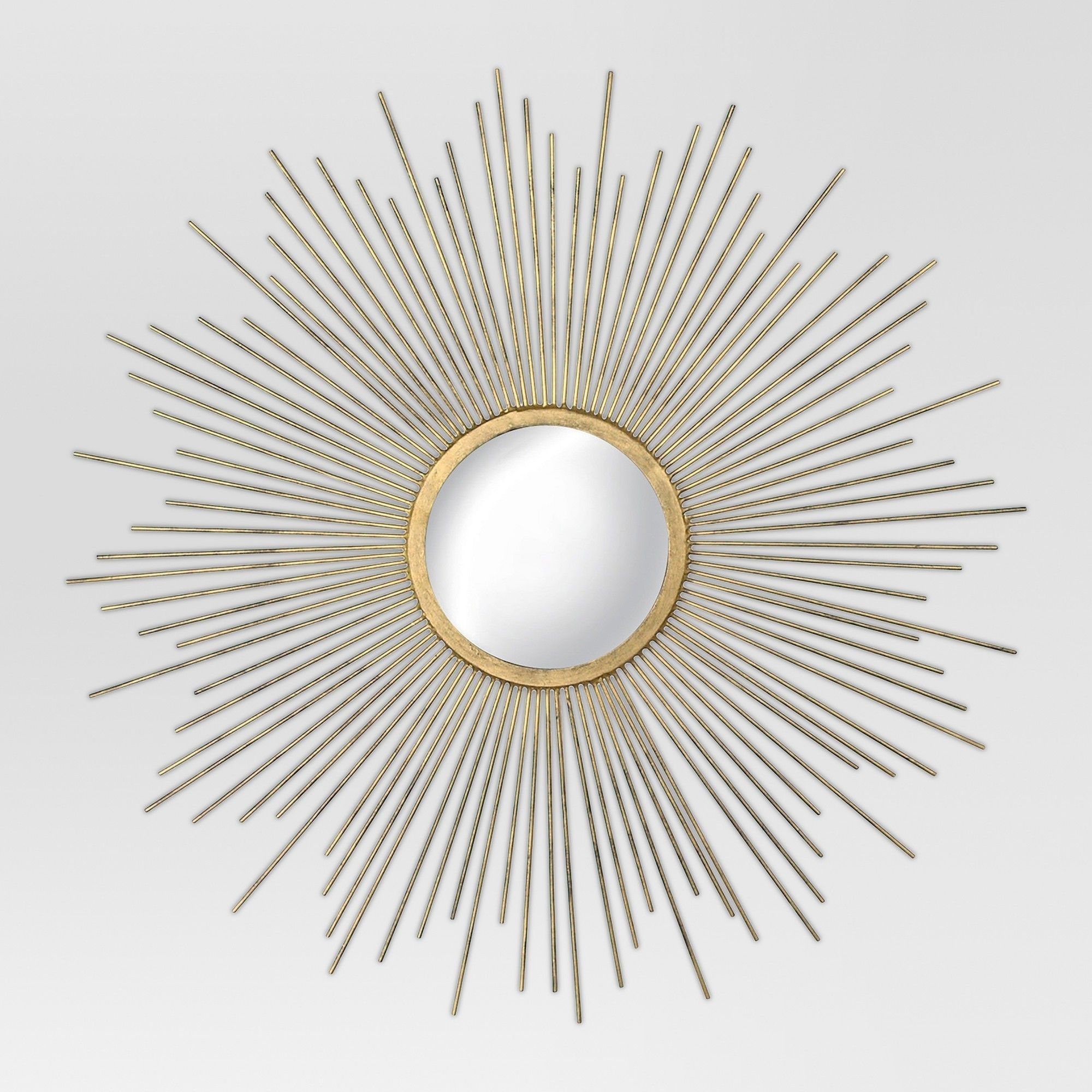 23" Sunburst Decorative Wall Mirror Metal Antique Gold – Mcs | Gold With Regard To Brass Sunburst Wall Mirrors (View 15 of 15)