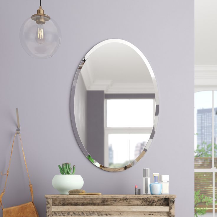 24 Frameless Mirror Ideas And Lighting – Glass – Vanity – Restroom Throughout Crown Frameless Beveled Wall Mirrors (View 12 of 15)
