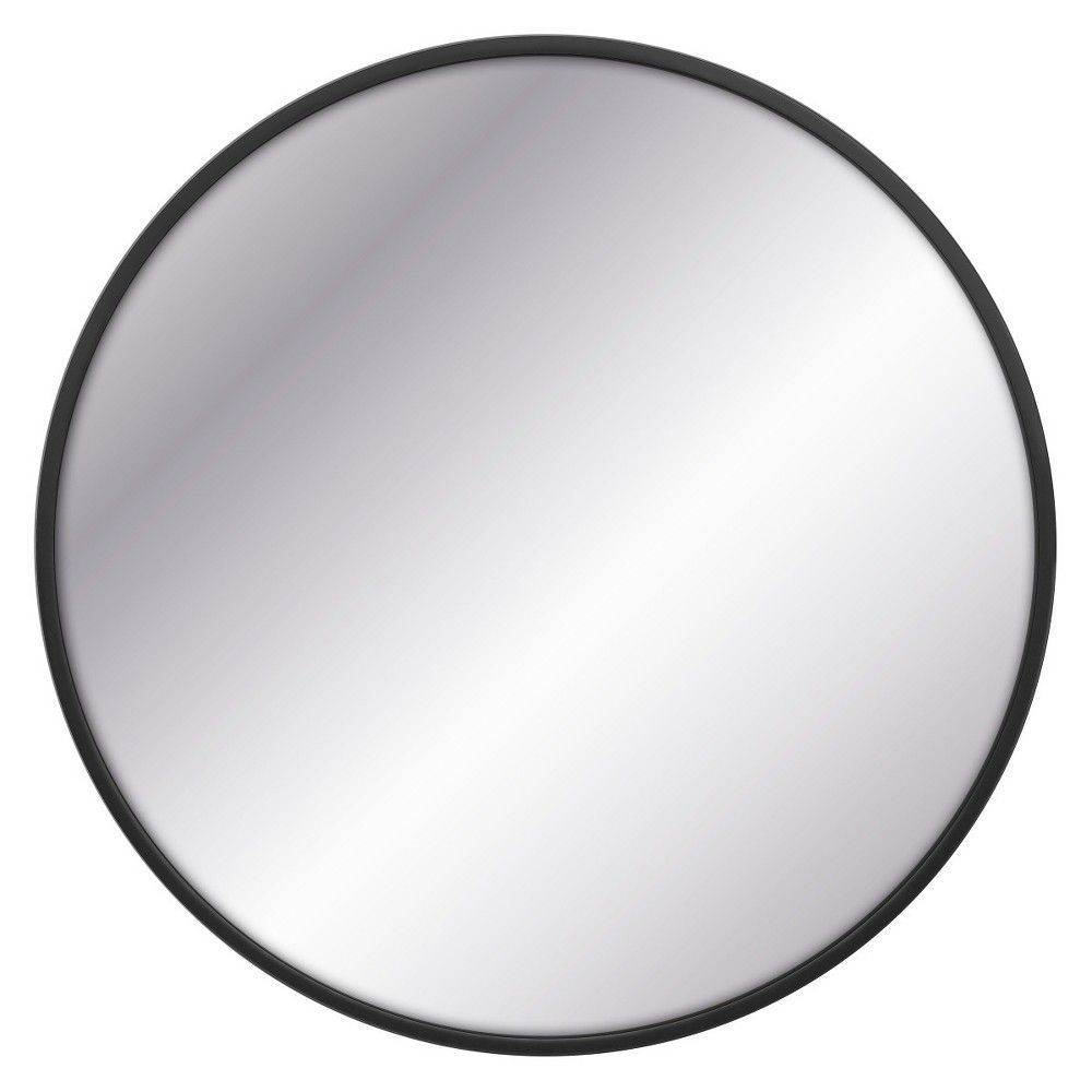 32 Round Decorative Wall Mirror Black – Project 62 | Mirror Wall Intended For Jagged Edge Round Wall Mirrors (View 11 of 15)