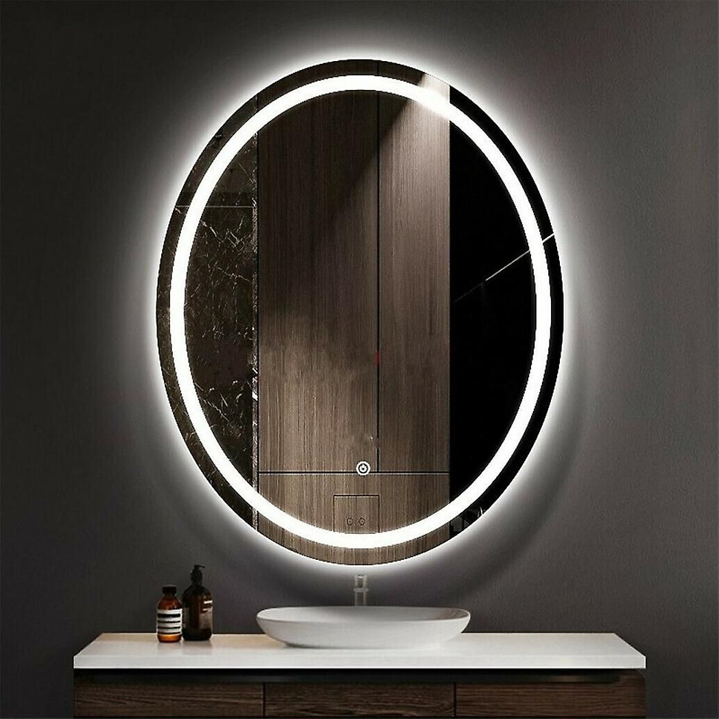 500X700Mm Oval Led Bathroom Mirror Wall Mounted Vanity Mirror Fogless With Regard To Oval Frameless Led Wall Mirrors (View 3 of 15)