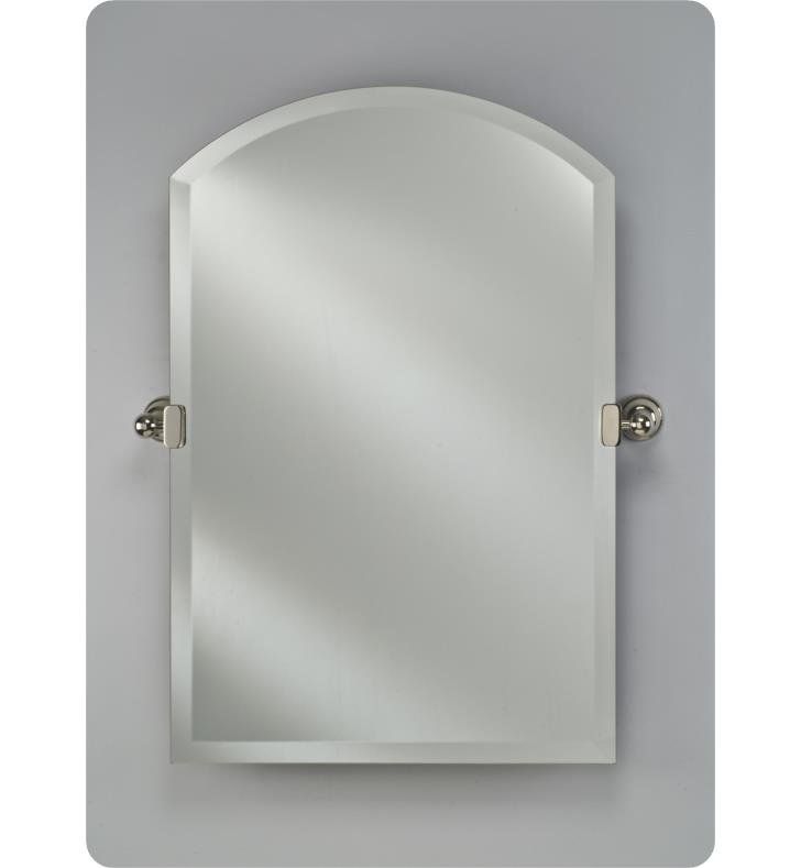 Afina Rm 535 Radiance 35" Arch Top Frameless Beveled Wall Mount Regarding Crown Arch Frameless Beveled Wall Mirrors (View 15 of 15)