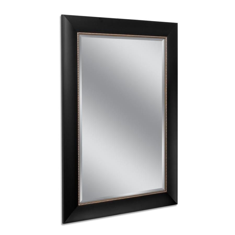 Allen + Roth Black And Silver Beveled Wall Mirror | Mirror Wall, Large Within Silver Beveled Wall Mirrors (View 10 of 15)