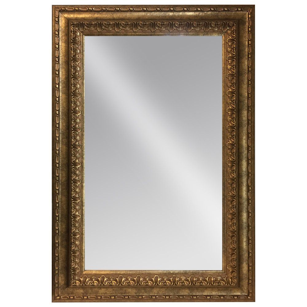 Amazon: Raphael Rozen , Classic, Vintage, Hanging Framed Wall Pertaining To Brushed Gold Wall Mirrors (View 11 of 15)