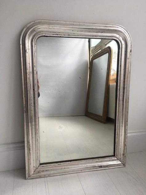 Antique Silver French Arch Louis Philippe Mirror The Vintage Trader Img Regarding Silver Arch Mirrors (View 13 of 15)