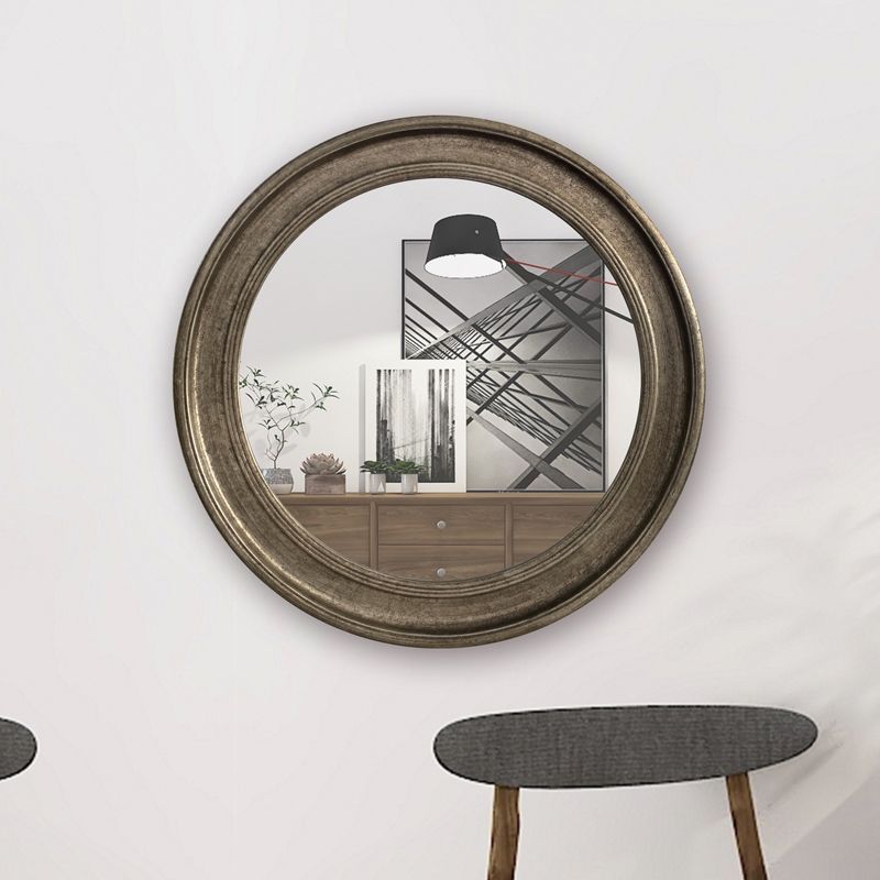 Antique Silver Round Mirror In 2020 | Large Floor Mirror, Home Decor Intended For Antique Silver Round Wall Mirrors (View 5 of 15)