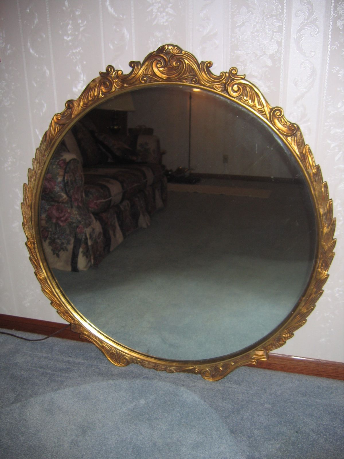 Antique Vintage Gold Gilt 41 1/2In (View 3 of 15)