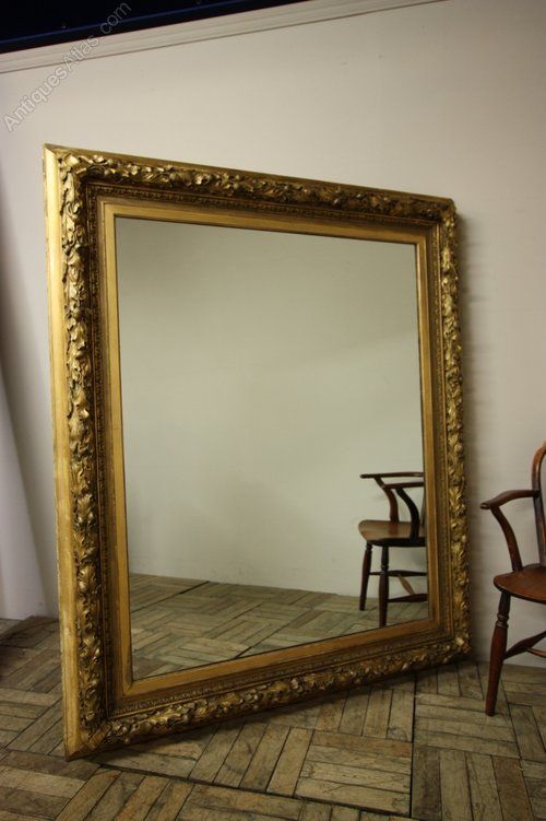 Antiques Atlas – Large English Antique Gold Leaf Mirror (View 4 of 15)