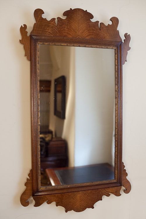 Antiques Atlas – Mahogany Fretwork Wall Mirror. With Dark Mahogany Wall Mirrors (Photo 3 of 15)
