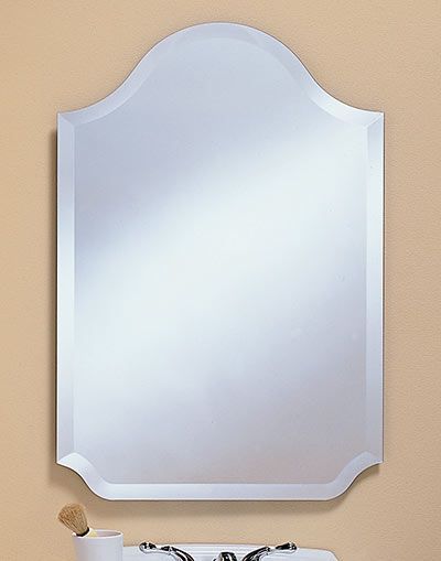 Arch Frameless Bevel Mirror – #310 22″W, 3/8"D, 32″H | Mirror Inside Crown Arch Frameless Beveled Wall Mirrors (View 14 of 15)