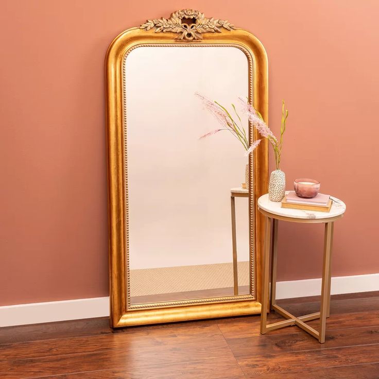 Astoria Grand Crampton Arched Full Length Mirror | Wayfair | Gold Floor Intended For Full Length Floor Mirrors (View 12 of 15)