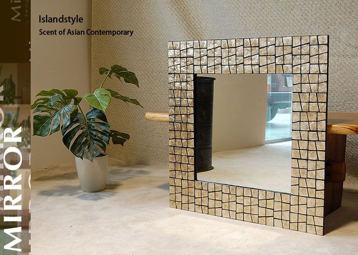 Auc Islandstyle: Beautiful Shell Frame Resort Mirror Hell Art Mirror With Regard To Shell Mosaic Wall Mirrors (View 7 of 15)