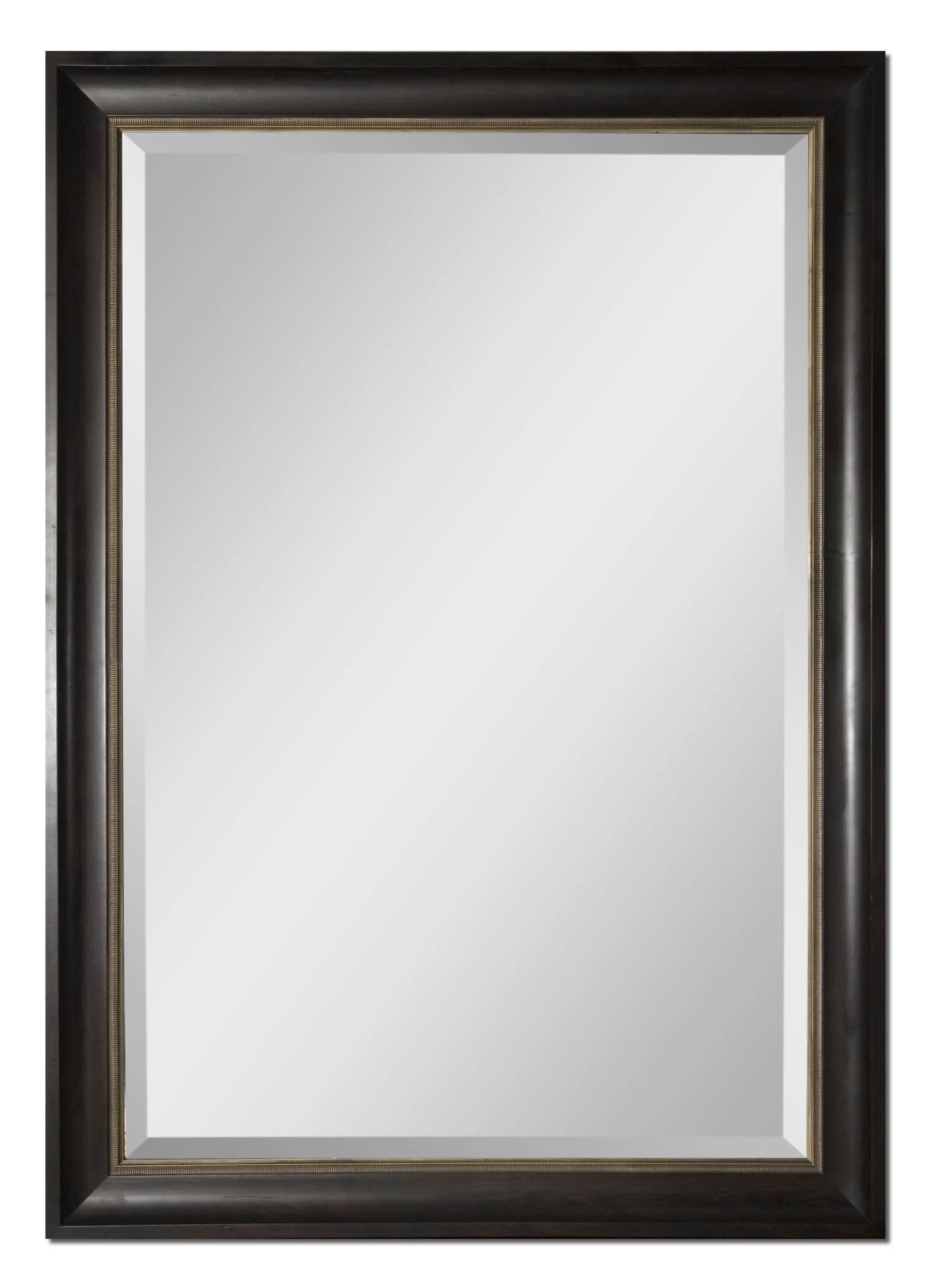 Axton Oversized Black Framed Mirroruttermost | Black Mirror Frame Inside Matte Black Square Wall Mirrors (View 8 of 15)
