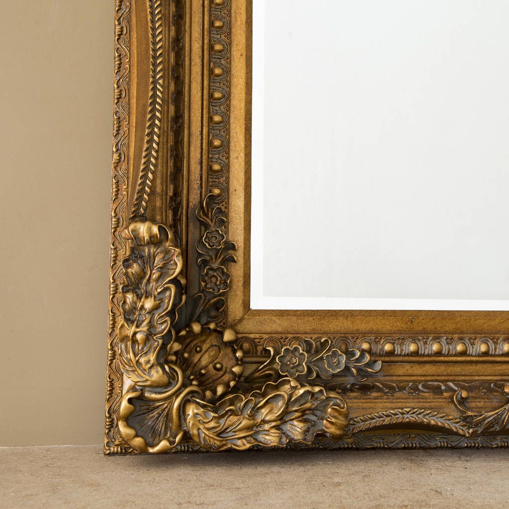 Balfour Grand Ornate Framed Silver Or Gold Mirrordecorative Mirrors Inside Gold Metal Framed Wall Mirrors (View 14 of 15)