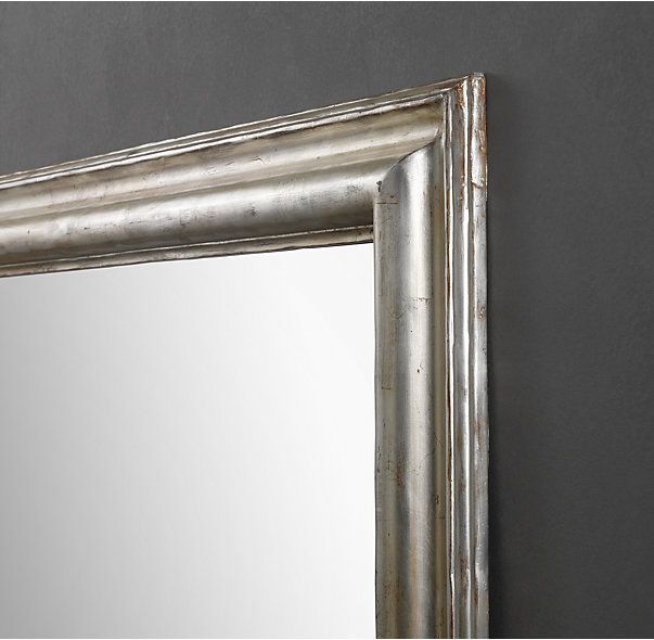 Baroque Aged Silver Leaf Mirrors | Mirror Frame Diy, Mirror House Inside Aged Silver Vanity Mirrors (View 14 of 15)