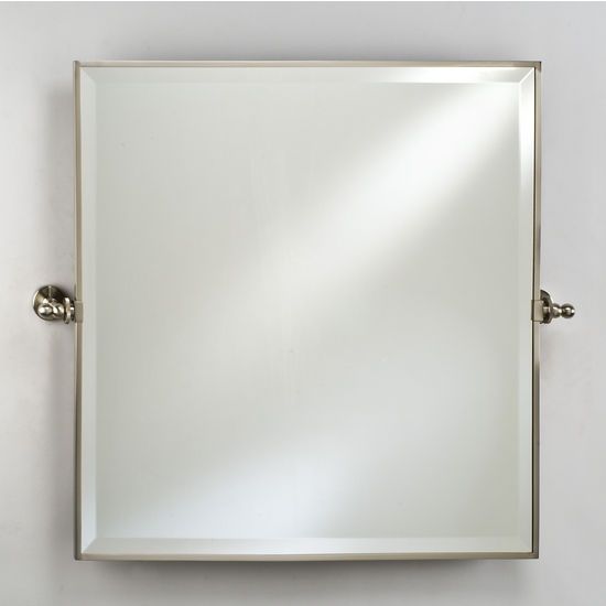 Bathroom Mirrors – Radiance Framed Square Bevel Wall Vanity Mirror Regarding Square Frameless Beveled Vanity Wall Mirrors (View 14 of 15)