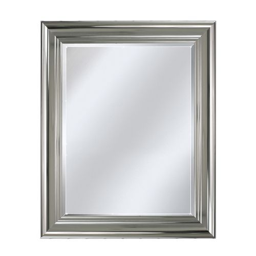 Bathroom: Wall Mirror "Polished Chrome" | Mirror Wall, Mirror Wall With Regard To Polished Chrome Wall Mirrors (View 6 of 15)