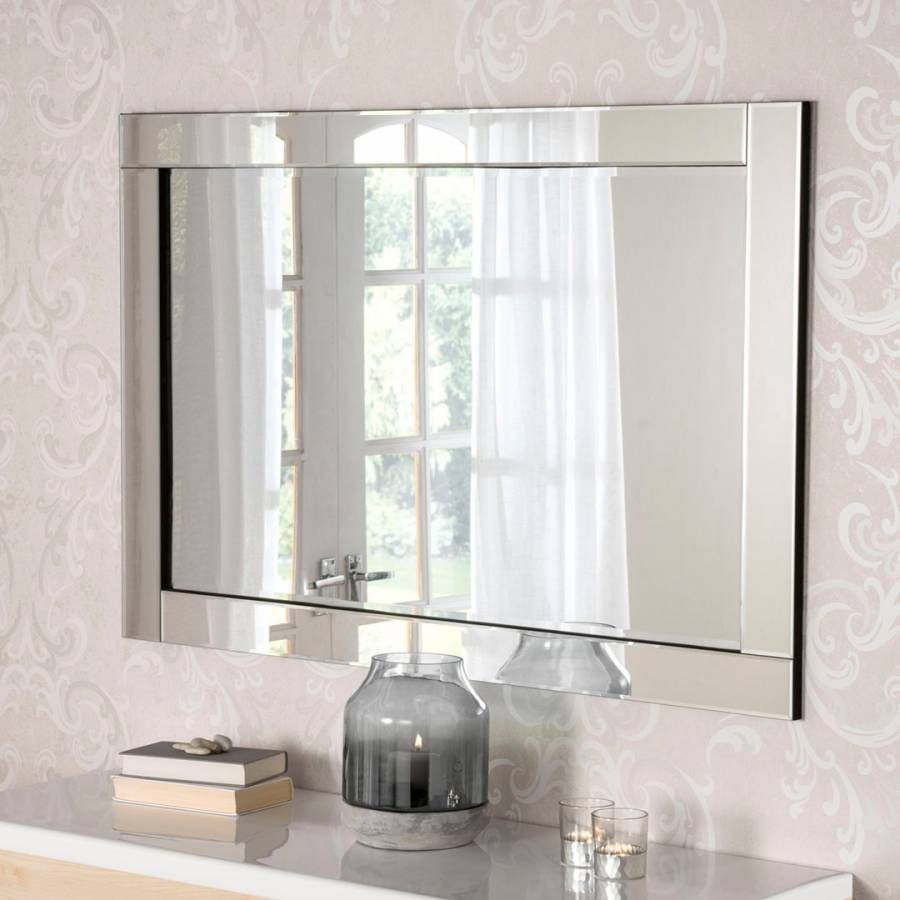 Black Framed Mirror 120Cm – Brandalley Throughout Black Wall Mirrors (View 8 of 15)