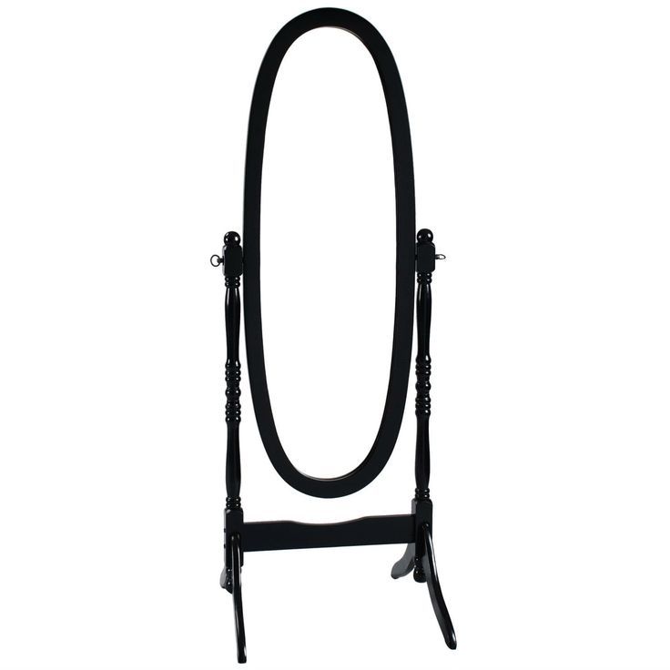 Black Oval Cheval Mirror Freestanding Floor Mirror | Floor Mirror Regarding Black Oval Cut Wall Mirrors (View 13 of 15)